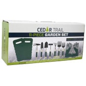 Wholesale - 11pc Garden Tool Set Green CEDAR TRAIL C/P 10, UPC: 041979210472